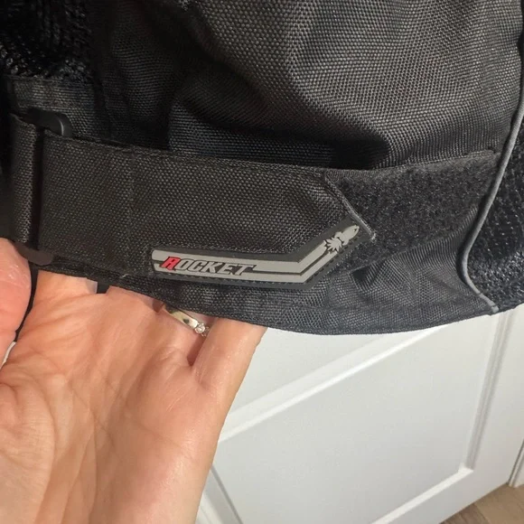 Joe Rocket Pheonix Mesh Motorcycle Armored Riding Jacket Black Small - Picture 12 of 15